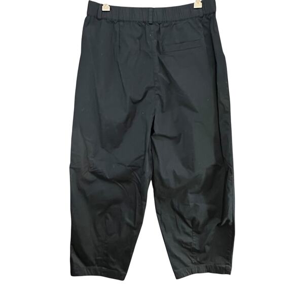 Anthropologie Maeve Curve Poplin Barrel Pants Womens XS Black High Rise Modern - Picture 6 of 15